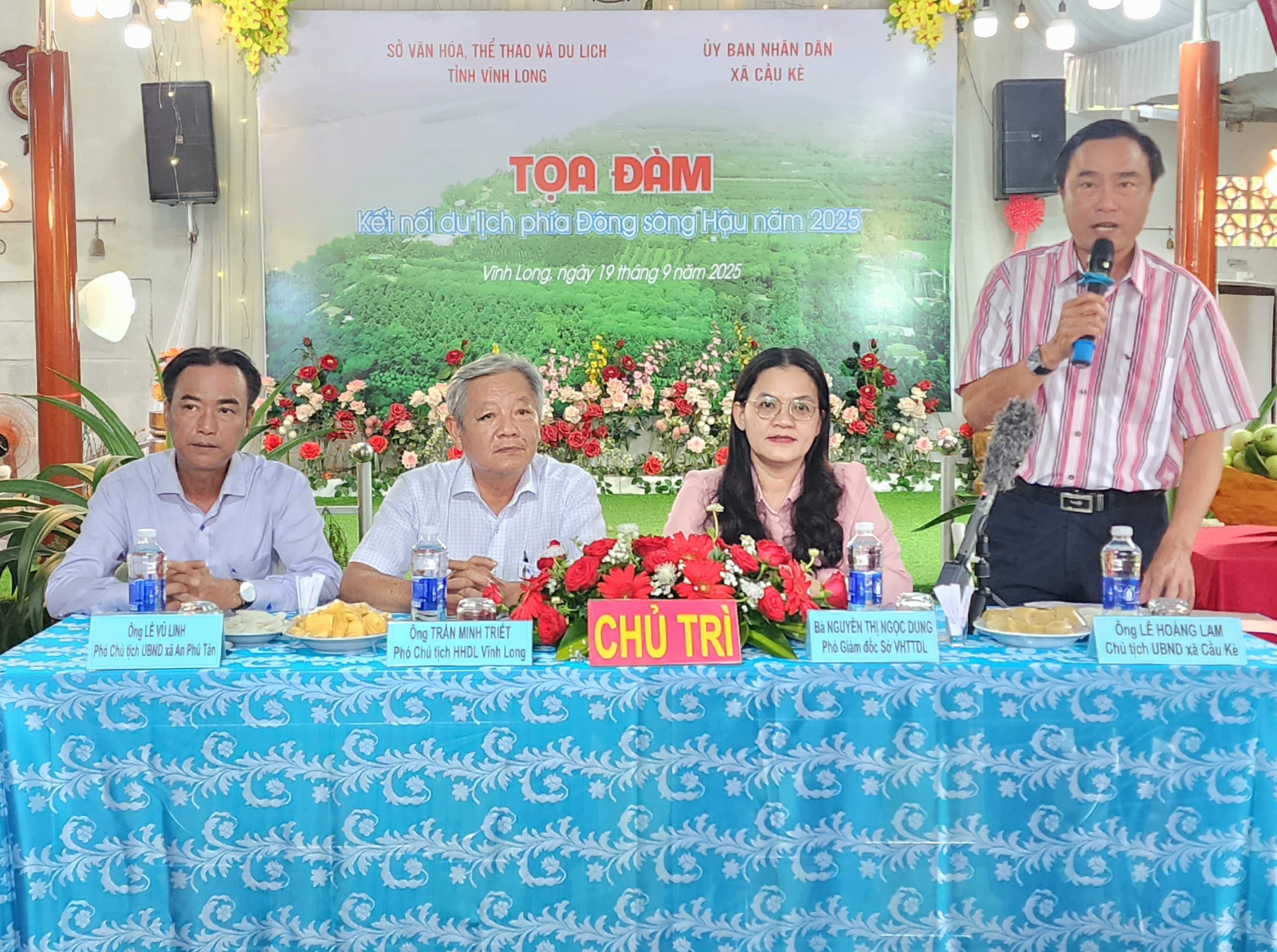 Toạ đàm kết nối du lịch phía Đông sông Hậu